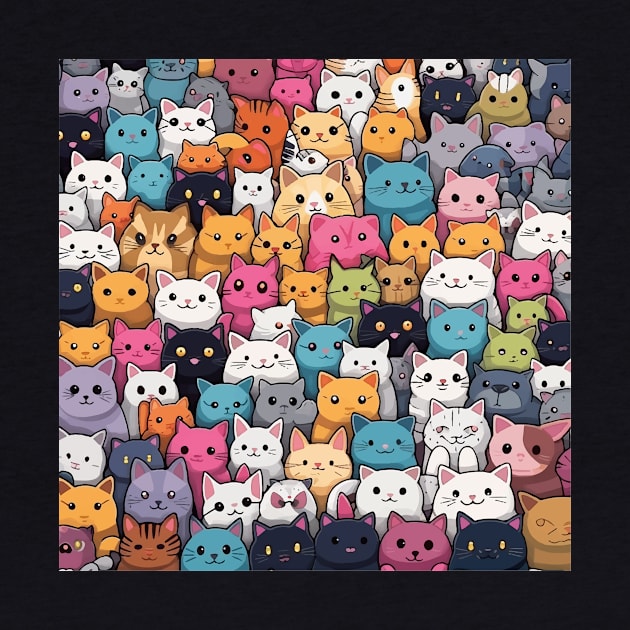 Furry Cuteness: 101 Kawaii Cats in Pastel Paradise by star trek fanart and more